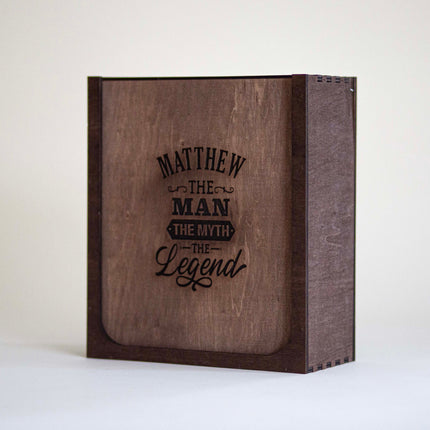 Classic Decanter & Glassware Wooden Box Set