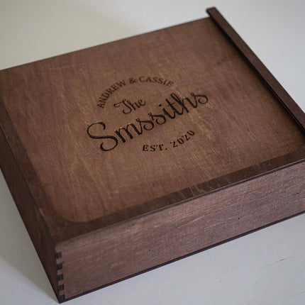 Classic Decanter & Glassware Wooden Box Set