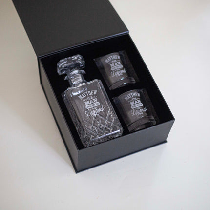 Ornate Decanter & Glassware Set