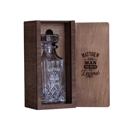 Ornate Decanter Box Set
