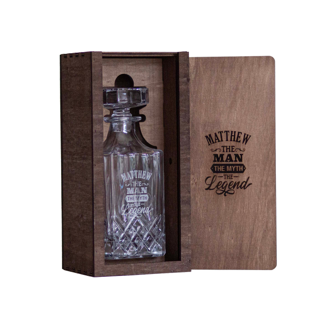 Ornate Decanter Box Set
